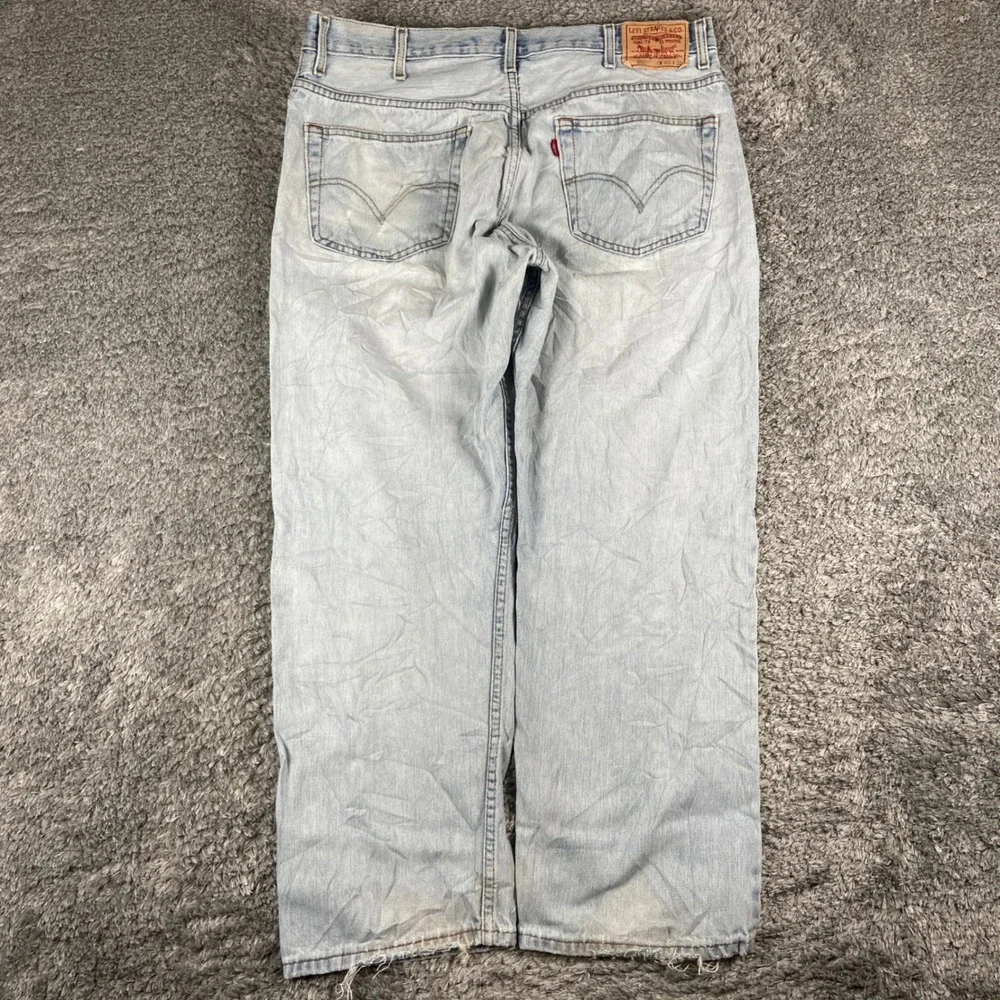 Vintage Levi's 505 Jeans Men 40x30 Blue Denim Regular Fit Straight Leg Faded Y2k